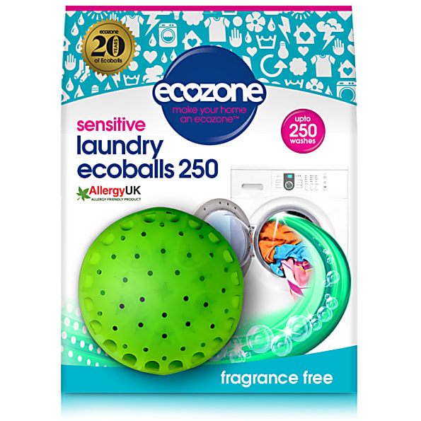 Ecozone Ecoballs 250 Lavages - Sans Parfum