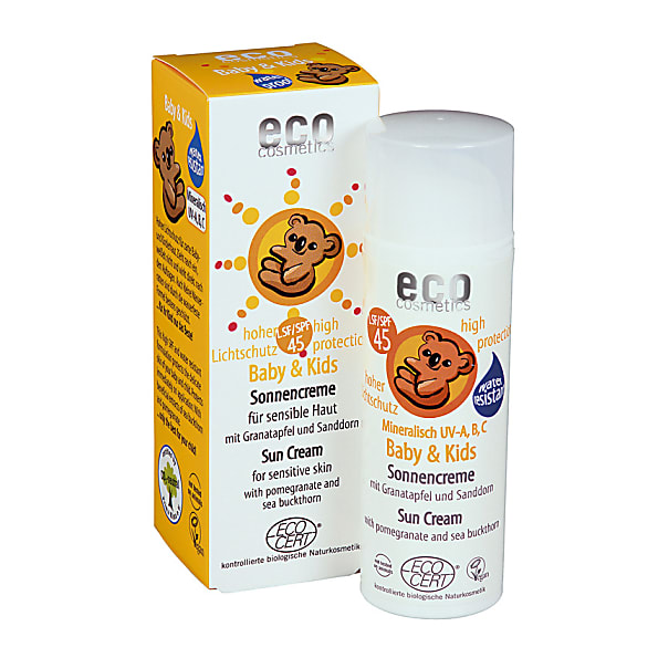 Eco Cosmetics - Creme Solaire Bebe - Indice 45