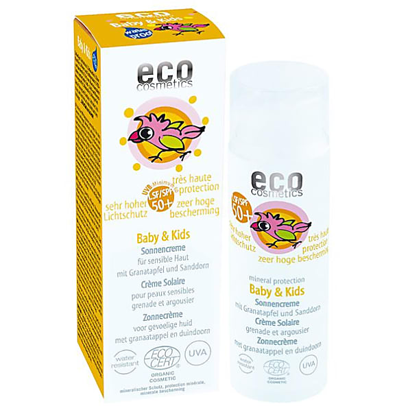 Eco Cosmetics - Creme Solaire Bebe - Indice 50