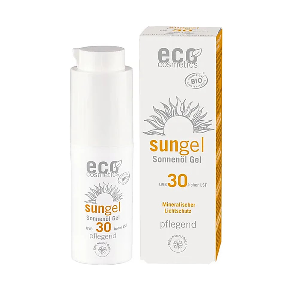 Eco Cosmetics - Gel Solaire Visage - Indice 30