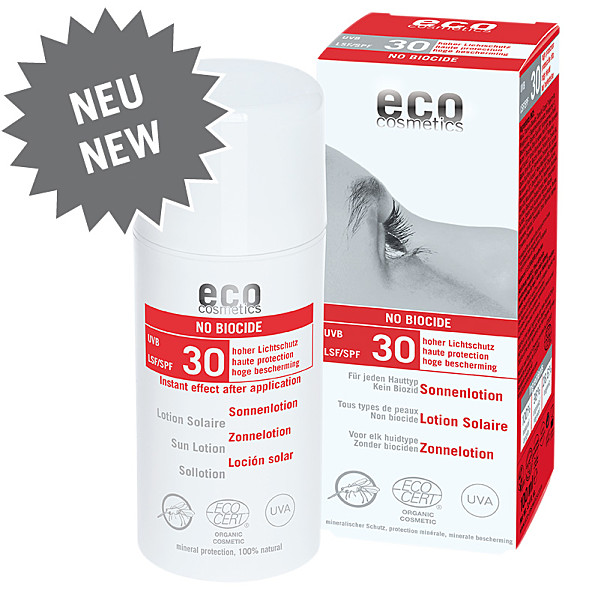 Eco Cosmetics Lotion Solaire Antimoustique Protection Indice 30