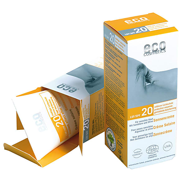 Eco Cosmetics - Creme Solaire - Indice 20