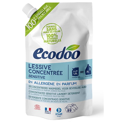 Ecodoo Lessive Concentrée Sensitive Sans Parfum