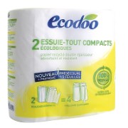 Ecodoo Essuie-Tout Compact (2 rouleaux)