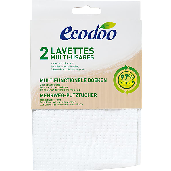 Ecodoo Lavettes Multi Usage