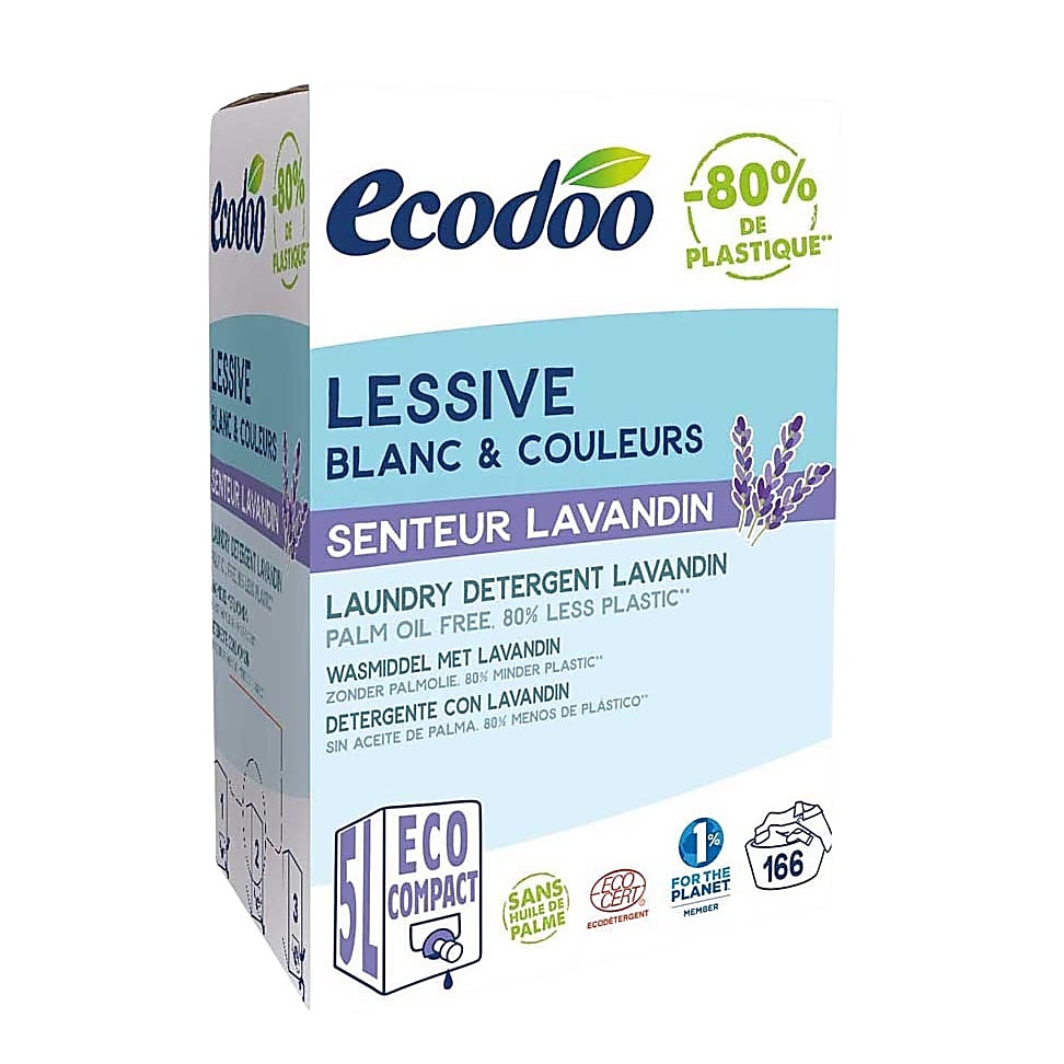 Ecodoo Lessive Liquide Concentree Lavande 5L