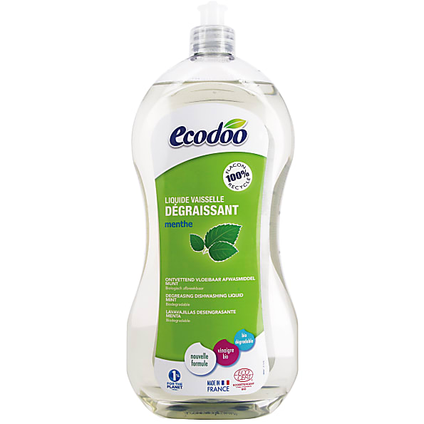 Ecodoo Liquide Vaisselle Degraissant Vinaigre 1L (formule amelioree...