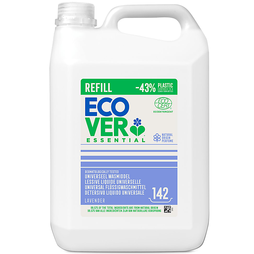 Ecover Essential Lessive Liquide Concentree Lavende (5 l)