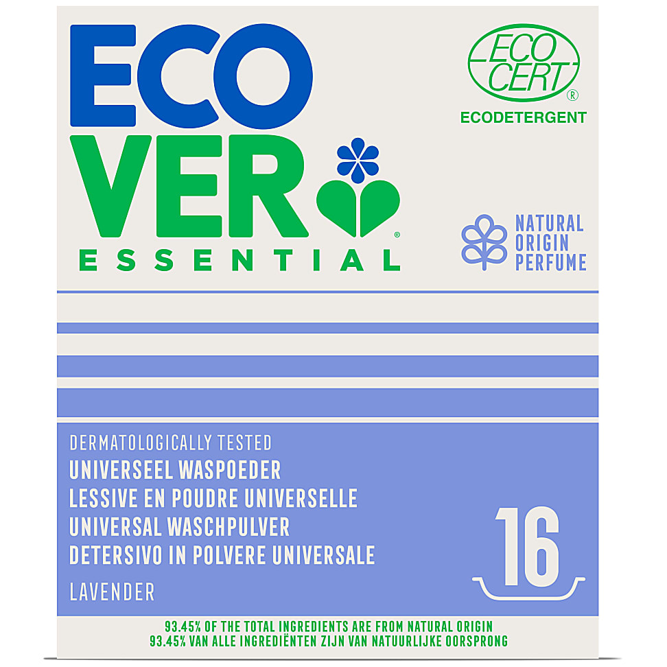 Ecover Essential Lessive Poudre Universelle Lavande 1.2KG