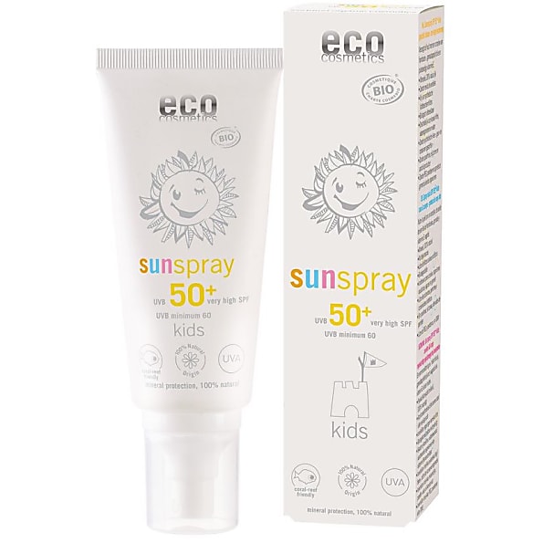 Eco Cosmetics Spray Creme Solaire Enfants SPF 50+