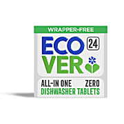 Ecover ZERO Tablettes Tout-en-Un Sans Plastique pour Lave-Vaisselle (24 pcs)