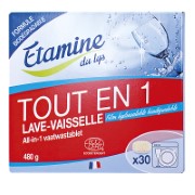 30 Tablettes lessive blanc et couleurs Etamine du lys