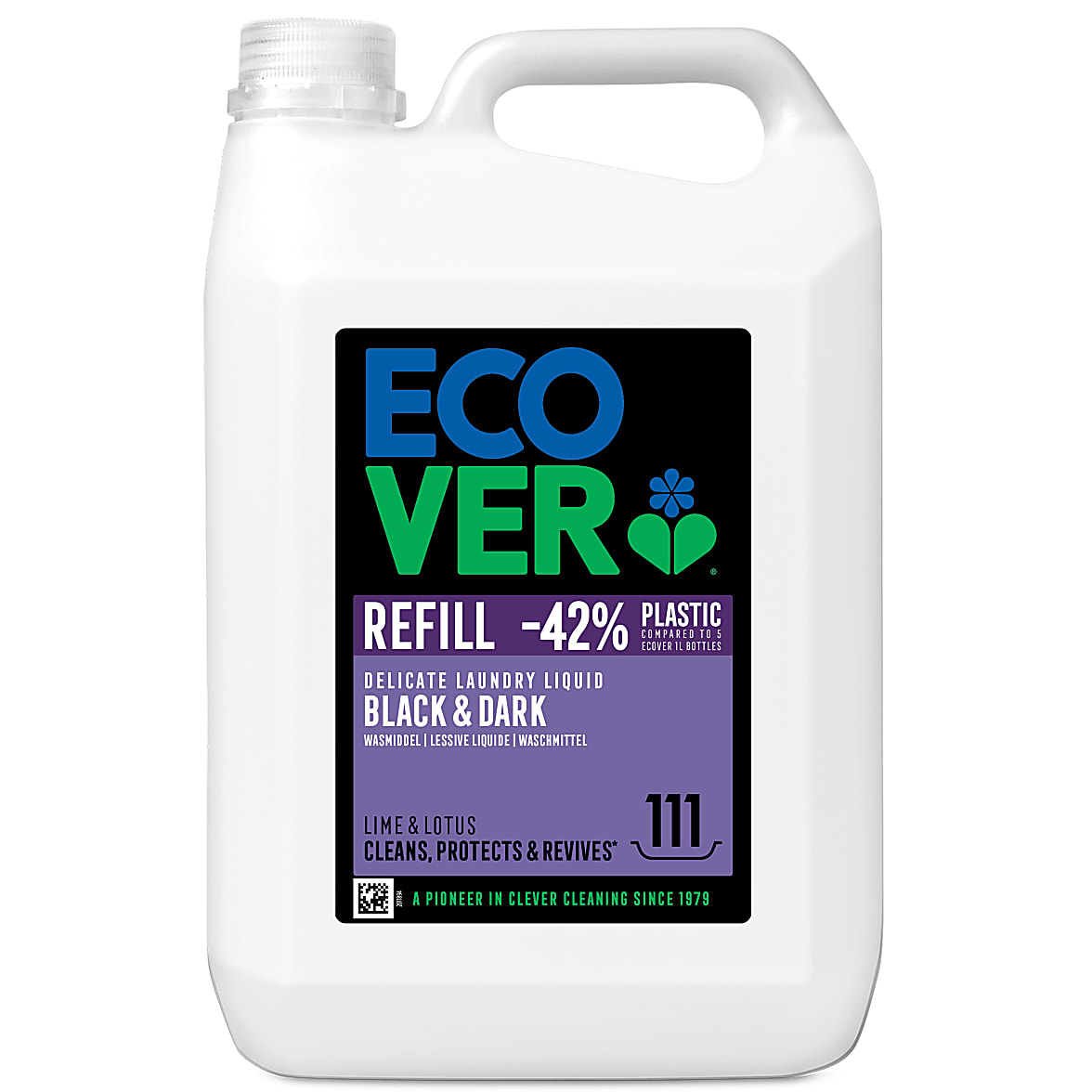 ECOVER Lessive Liquide pour Linge Delicat Noir & Fonce 5L