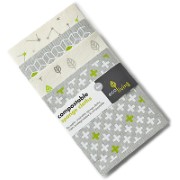 Eco Living Chiffons de Nettoyage en Éponge Compostables (4 pc)