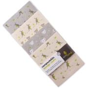Eco Living Chiffons de Nettoyage en Éponge Compostables - Wildlife Rescue (4 pc)