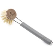 Eco Living Brosse à Vaisselle avec Tête Remplaçable - Gris