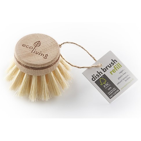 Eco Living Brosse à Vaisselle - Tête Remplaçable