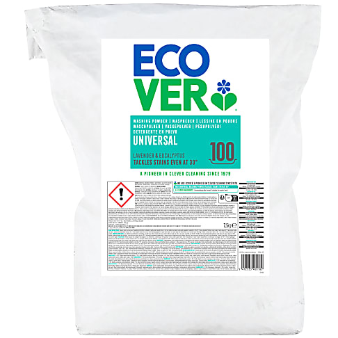 Ecover Lessive Poudre Universelle Lavande & Eucalyptus 7.5KG