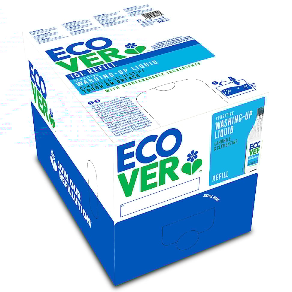 Ecover - Liquide Vaisselle - 15 litres (Citron et Aloe Vera)