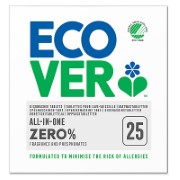 Ecover ZERO Tablettes Lave-Vaisselle Tout-en-Un (25pc)