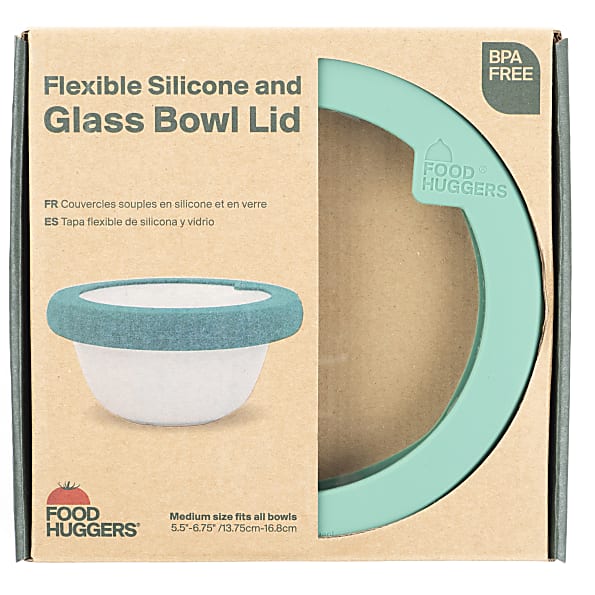 FOOD HUGGERS Medium Lid Gradual Green - Couvercles Transparents & E...