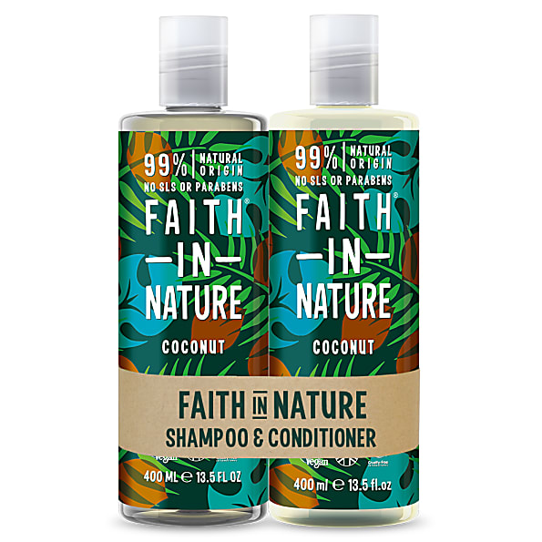 Faith in Nature Shampoing & Apres-Shampoing a la Noix de Coco