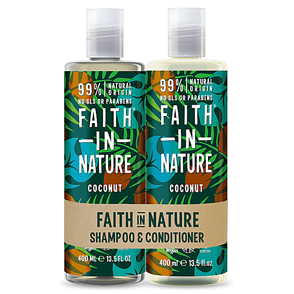 Faith in Nature Shampoing & Apres-Shampoing à la Noix de Coco