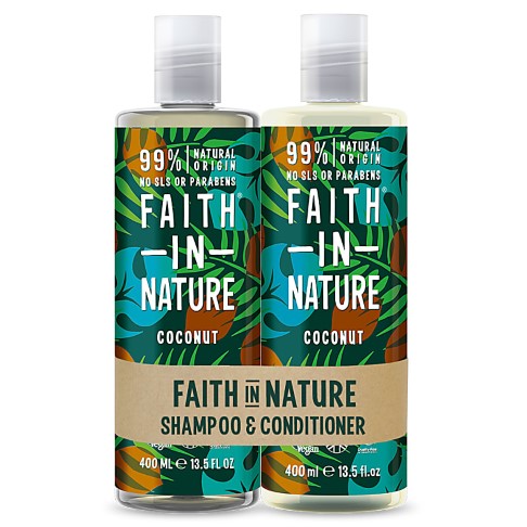 Faith in Nature Shampoing & Après-Shampoing à la Noix de Coco