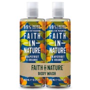 Faith in Nature Duo Gel Douche & Bain Pamplemousse & Orange