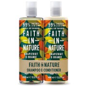 Faith in Nature Shampoing & Après-Shampoing Pamplemousse & Orange