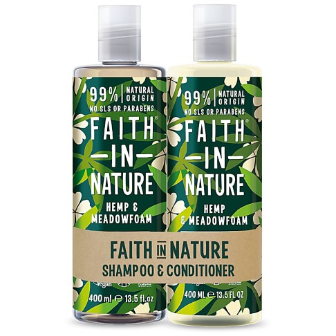 Faith in Nature Shampoing & Après-Shampoing Chanvre & Limanthe