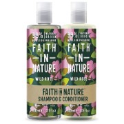 Faith in Nature Shampoing & Après-Shampoing à la Rose Sauvage