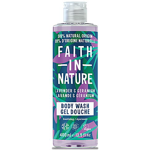 Faith in Nature Gel Douche et Bain à la Lavande & Géranium