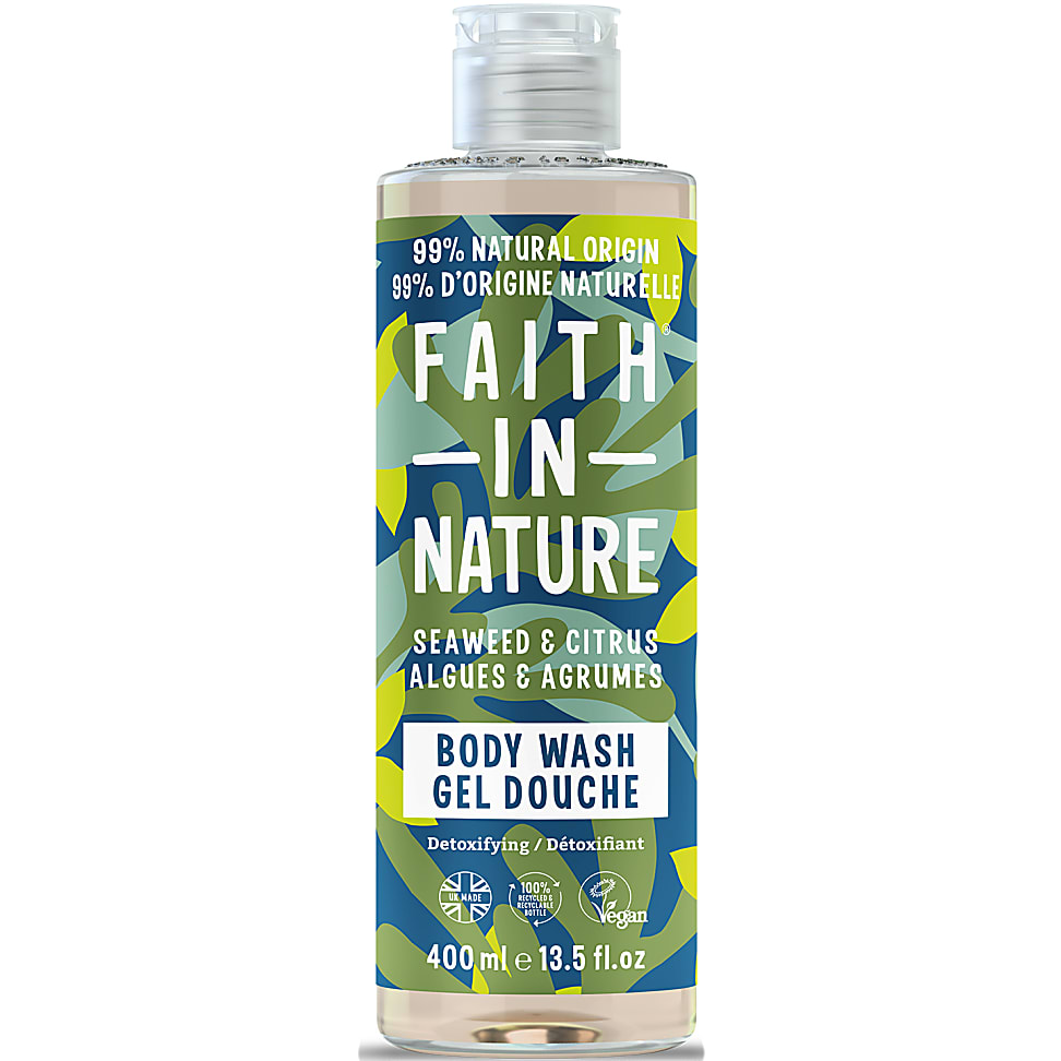 Faith in Nature Gel Douche & Bain aux Algues & Agrumes