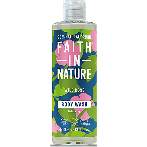 Faith in Nature Gel Douche à la Rose Sauvage