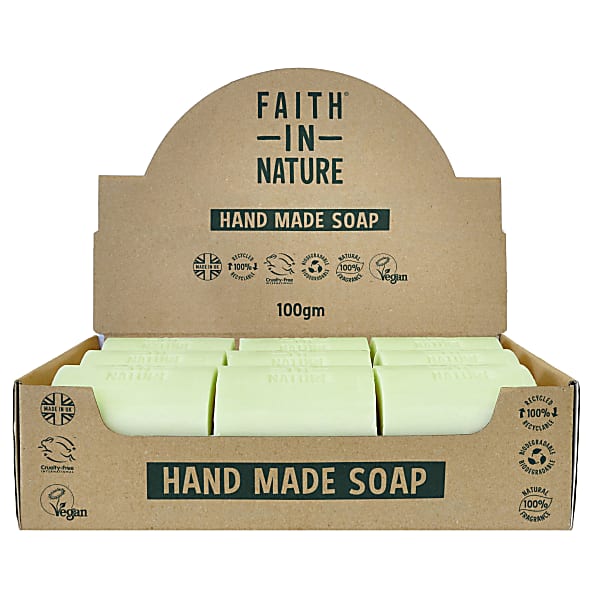 Faith in Nature Boîte de 18 Savons Naturels à l'Aloe Vera - Non Emb...