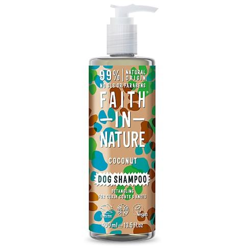 Faith in Nature Shampooing Naturel pour Chiens Noix de Coco