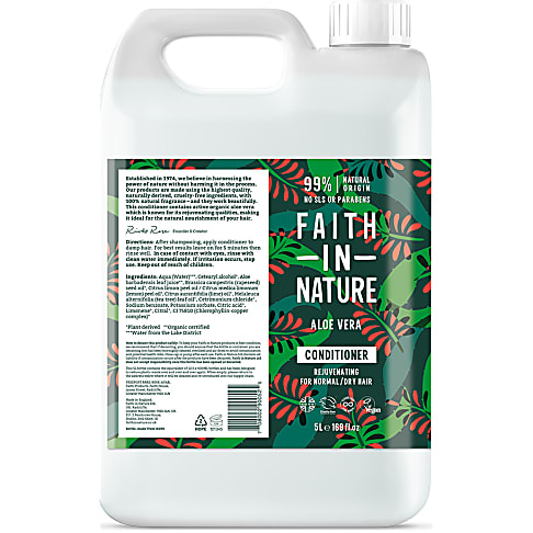 Faith in Nature Après Shampoing à l'Aloe Vera - 5 L