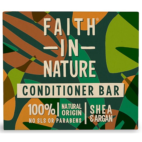 Faith in Nature Après-Shampoing Solide au Karité et à l'Argan