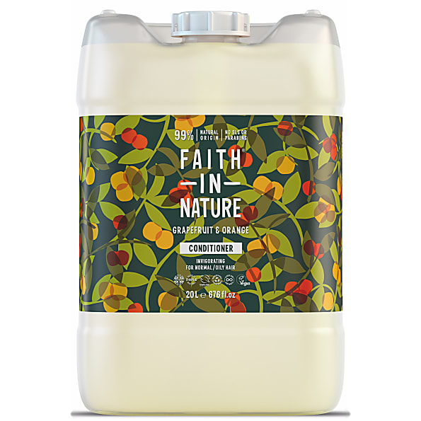 Faith in Nature Apres-Shampoing au Pamplemousse & à l'Orange - 20L