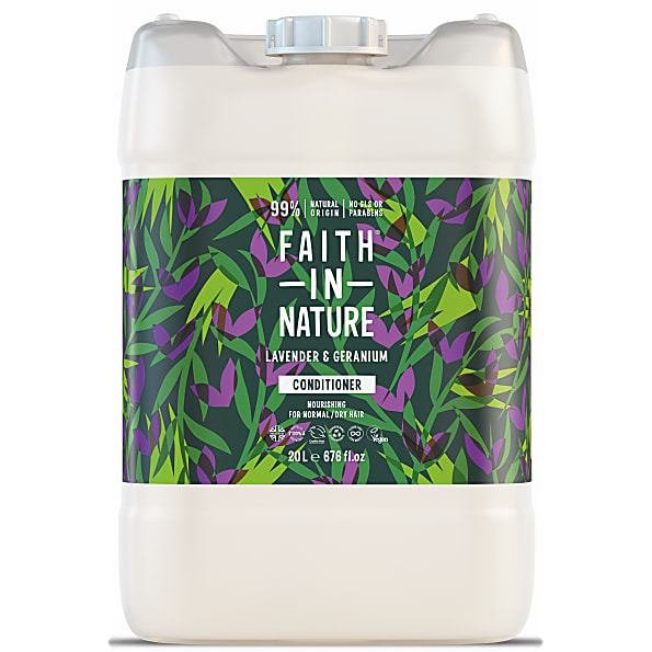 Faith in Nature Apres-Shampoing à la Lavande & au Geranium - 20L