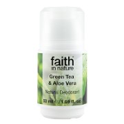 Faith In Nature Déodorant Roll-On Thé Vert & Aloe Vera