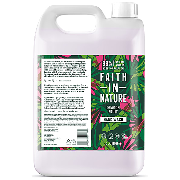 Faith in Nature Savon Mains aux Fruit du Dragon 5L