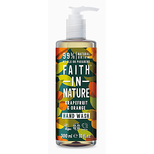 Faith in Nature Savon Main Liquide au Pamplemousse & à l'Orange