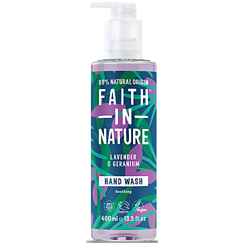 Faith in Nature Savon Main Liquide Lavande & Géranium - 400ml