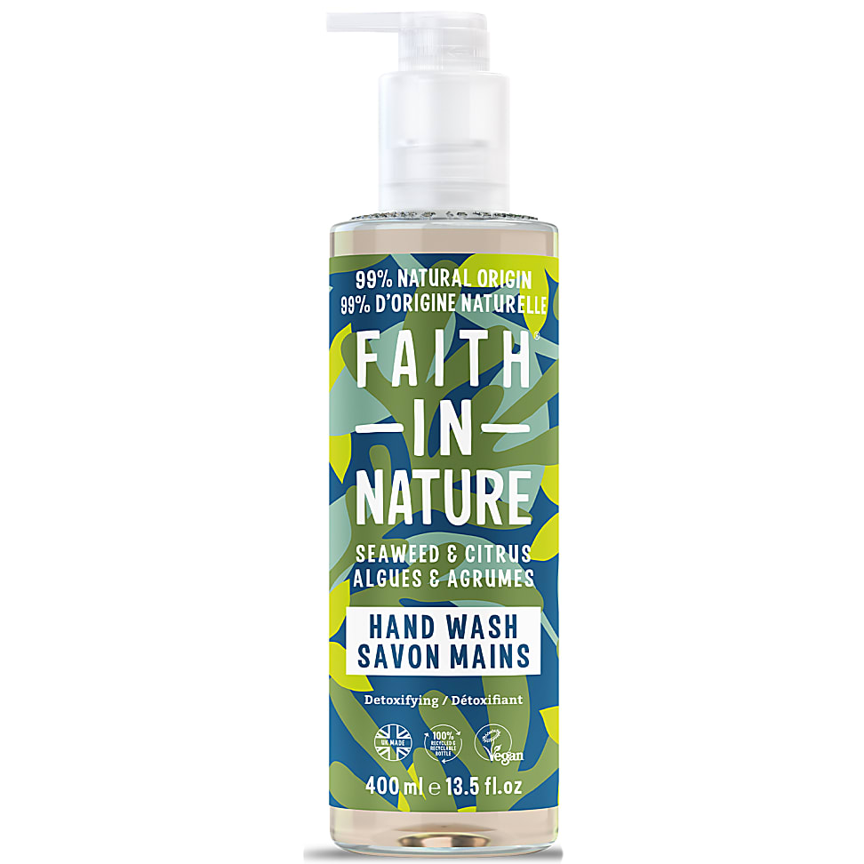 Faith in Nature Savon Main Liquide Algues & Agrumes - 400ml