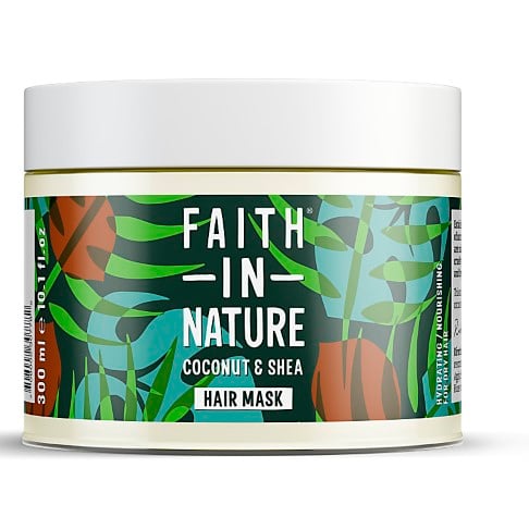 Faith in Nature Masque Capillaire Hydratant à la Noix de Coco & & Beurre de Karité