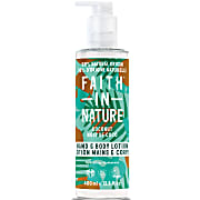 Faith in Nature Lotion pour Mains & Corps Noix de Coco