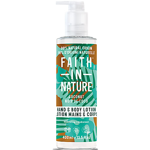 Faith in Nature Lotion pour Mains & Corps Noix de Coco