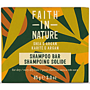 Faith in Nature Shampooing Solide au Karité et à l'Argan